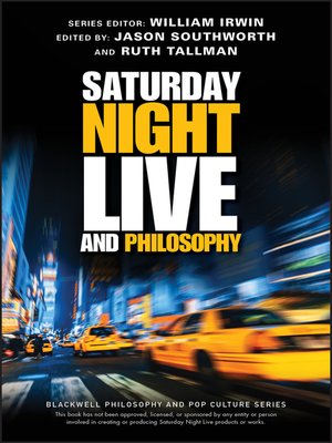 cover image of Saturday Night Live and Philosophy